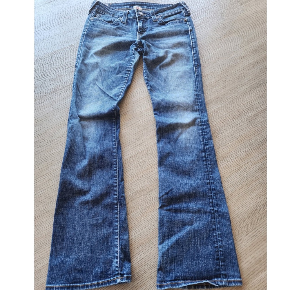 VTG True Religion Bootcut Billy Jeans. USA Low Rise Y2K western festival boho